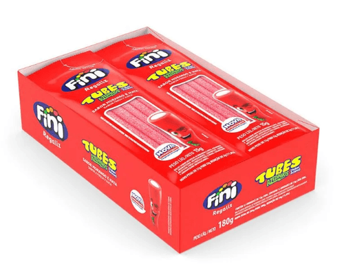 Tubes sabor Morango Cítrico caixa 12 unidades de 15g - Fini