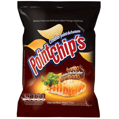 Batata Lisa sabor Frango Grelhado com 40g - Point Chips
