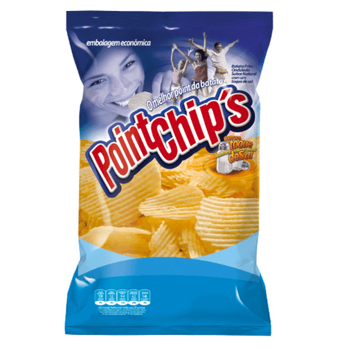 Batata Ondulada sabor Natural com 40g - Point Chips