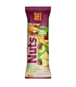 Barra de castanhas, amendoim e abacaxi com 25g - NutsBar
