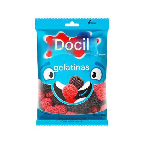 Gelatines amoras com 250g - Docile