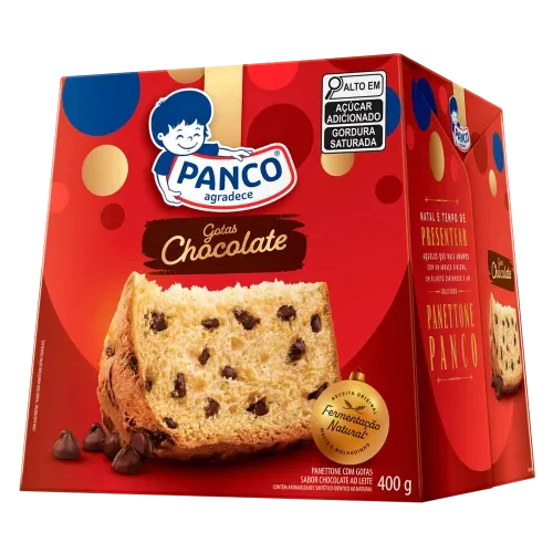 Chocottone com gotas de chocolate 400g - Panco