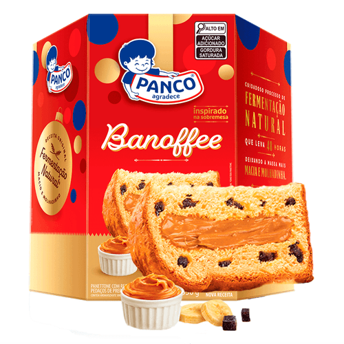 Panettone de Banoffee 550g - Panco