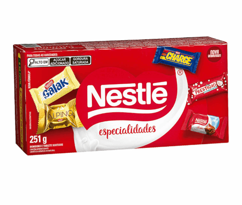 Bombons sortidos Caixa com 251g - Nestle Especialidades