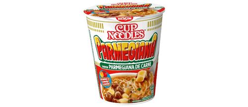 Cup Noodles sabor Parmegiana de carne 68g - Nissin