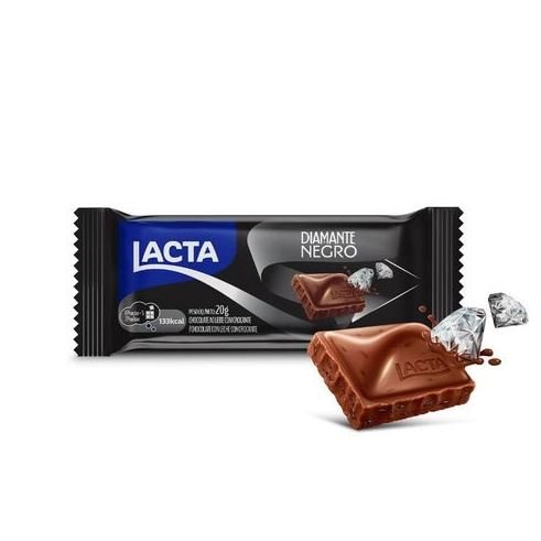 Barra de chocolate diamante Negro de 20g - Lacta