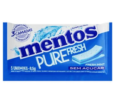 Chicletes Pure Fresh sabor Mint 8,5g - Mentos
