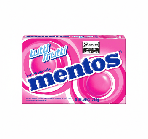 Bala Slim Box Sabor Tutti Frutti 24,1g - Mentos