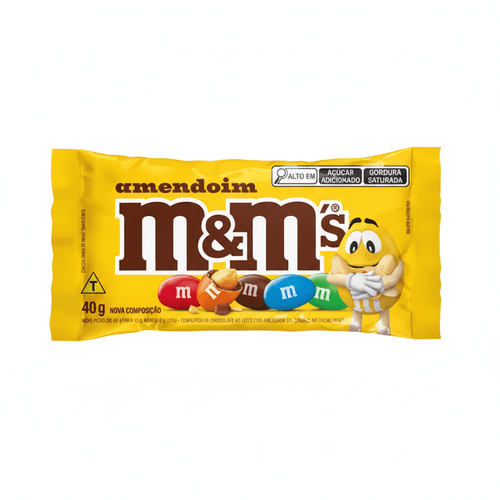 Confeito sabor Amendoim com 40g - M&M