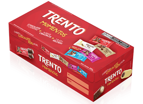 Bombom Wafer Trento Momentos 168g - Peccin