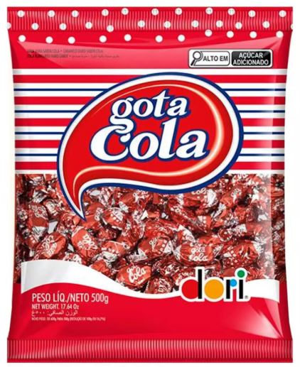 Bala Gota Cola com 500g - Dori