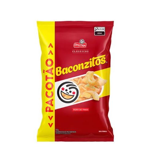 Salgadinho Baconzitos Pacote com 130g - Elma Chips