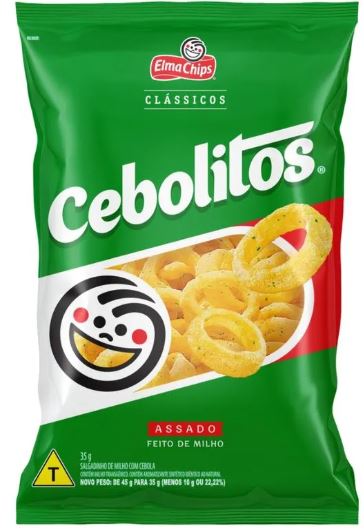 Salgadinho de milho com cebola 35g - Cebolitos