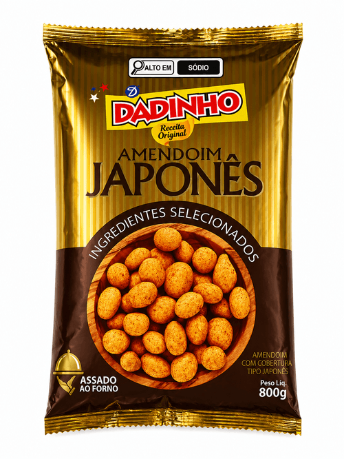 Amendoim Tipo Japonês 800G  Dadinho