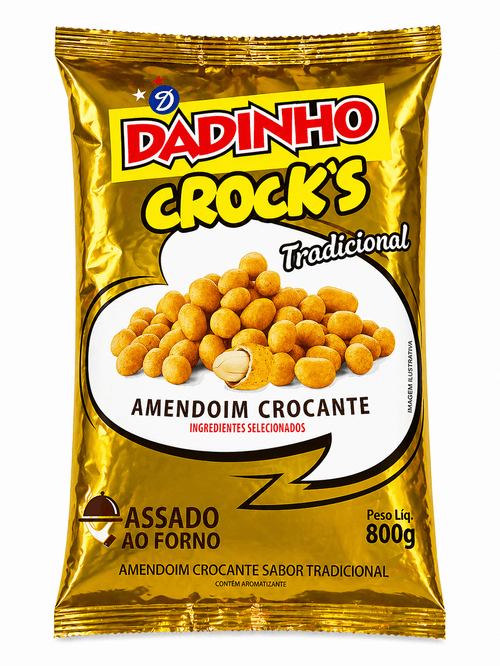 Amendoim Crocante 800G  Dadinho Crock's