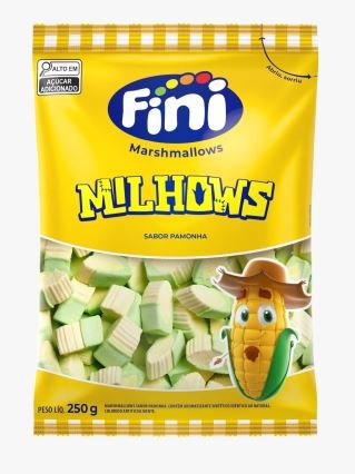 Marshmallow sabor Pamonha pacote com 250g - Fini