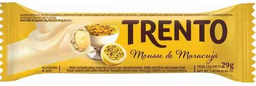 Chocolate sabor Mousse de Maracujá com 29g - Trento