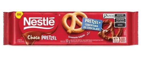 Biscoitos Chocopretzel ao leite 80g- Nestlé