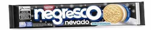 Biscoito Negresco Nevado sabor Duplo  Baunilha 90g - Nestlé