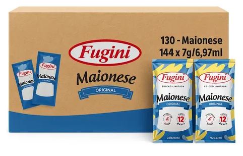 Maionese  Original com 144 unidades de 7g cada - Fugini
