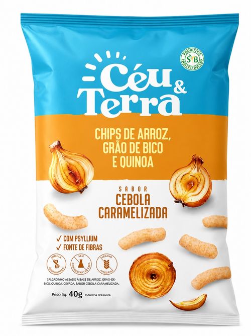 Chips Céu E Terra Cebola Caramelizada  40g