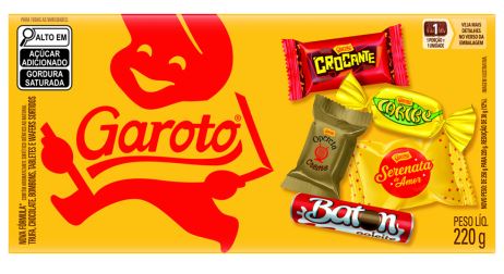 Bombons sortidos caixa com 220g - Garoto