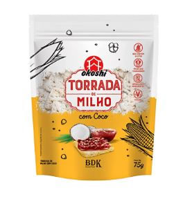 Torrada de Milho com Coco 75g- Okoshi