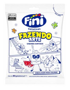 Gelatina Fazendo Arte Sabores Sortidos 80g-Fini