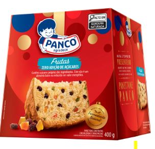 Panettone Frutas Zero  400g - Panco