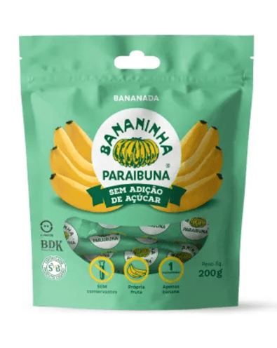 Bananinha sem  Adição de Açucar 200g-Paraibuna