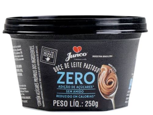 Doce De Leite Pastoso Zero Açúcar Pt 250g - Junco