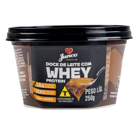 Doce de Leite  com Whey Zero Açúcar Protein  250g-Junco
