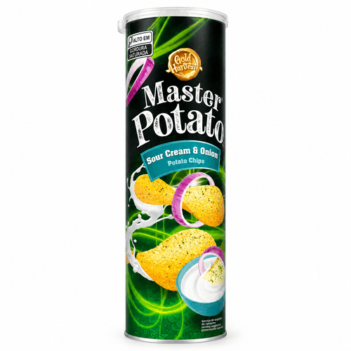 Master Potato Chips Sour Cream & Cebola 160G