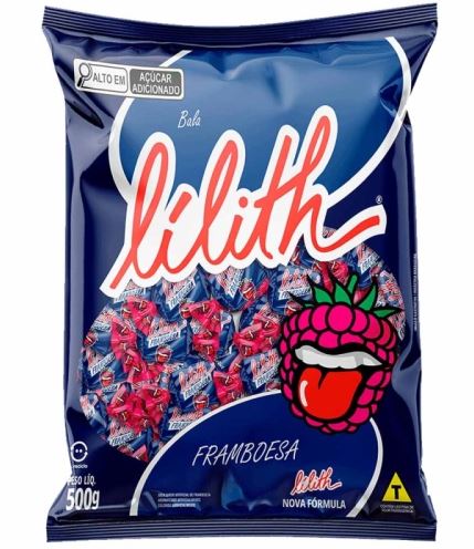 Bala sabor Framboesa  500g - Lilith
