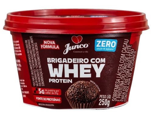 Doce Brigadeiro Com Whey  Protein zero açúcares 250g- JUNCO
