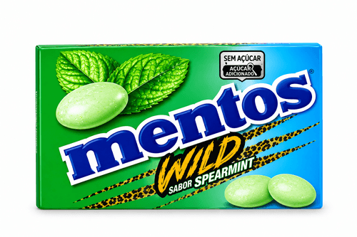 Bala Slim Box Sabor Wild Spearmint 24,1g - Mentos